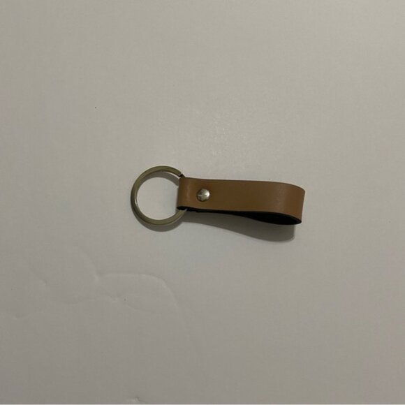 Project Cloud Tan Leather Keychain NWOT - Picture 3 of 4